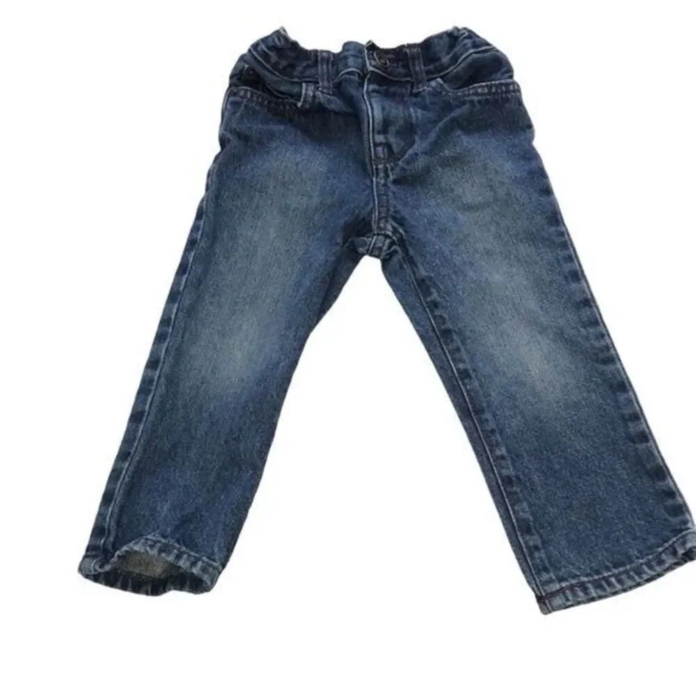 The Children's Place Skinny Jeans 2T‎ Toddler Boy Elastic Waist Denim Blue